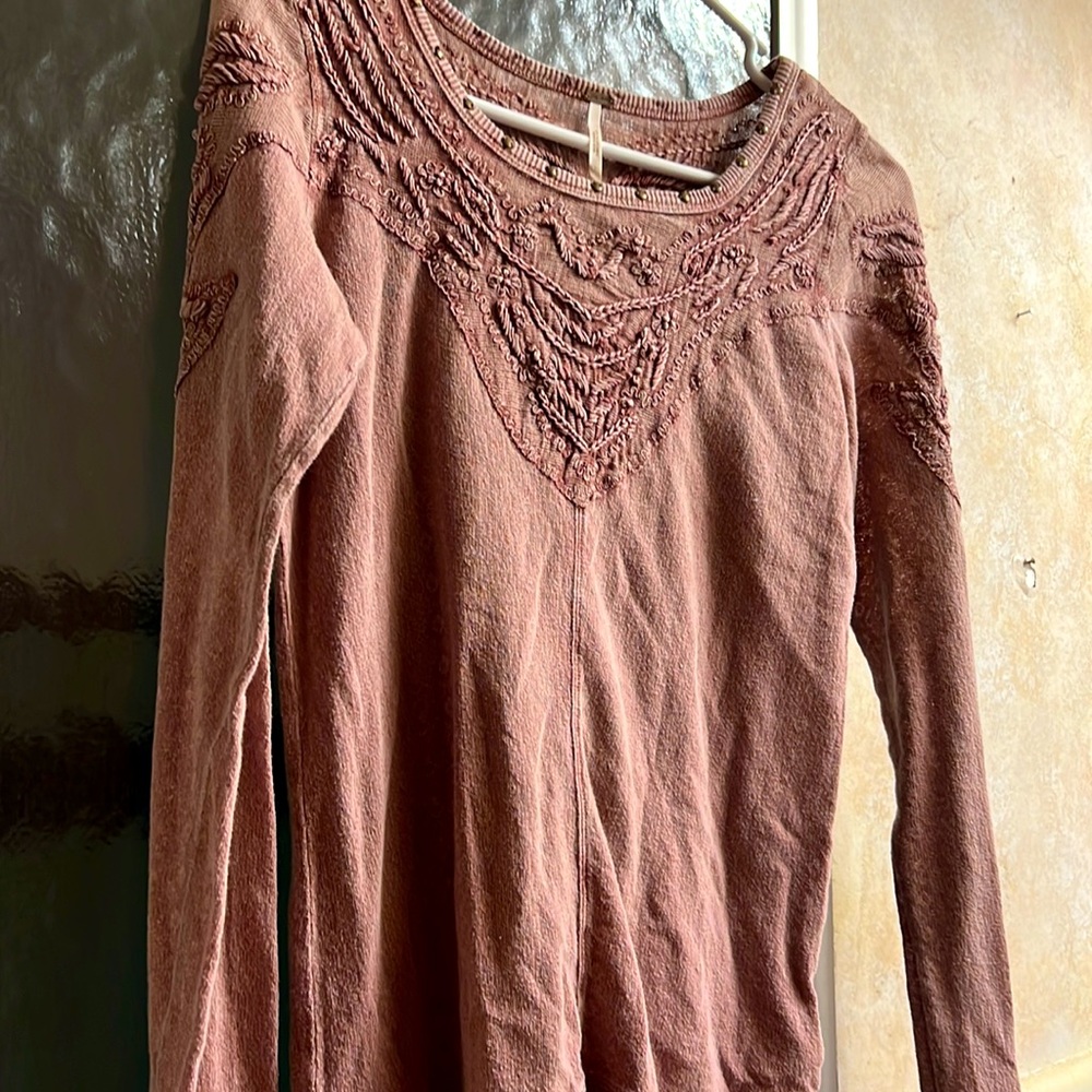 Free people small long sleeve shirt
